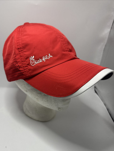 Chick-fil-A Nike Dri-Fit Swoosh Perforated Cap Uniform Hat Red Heritage 86