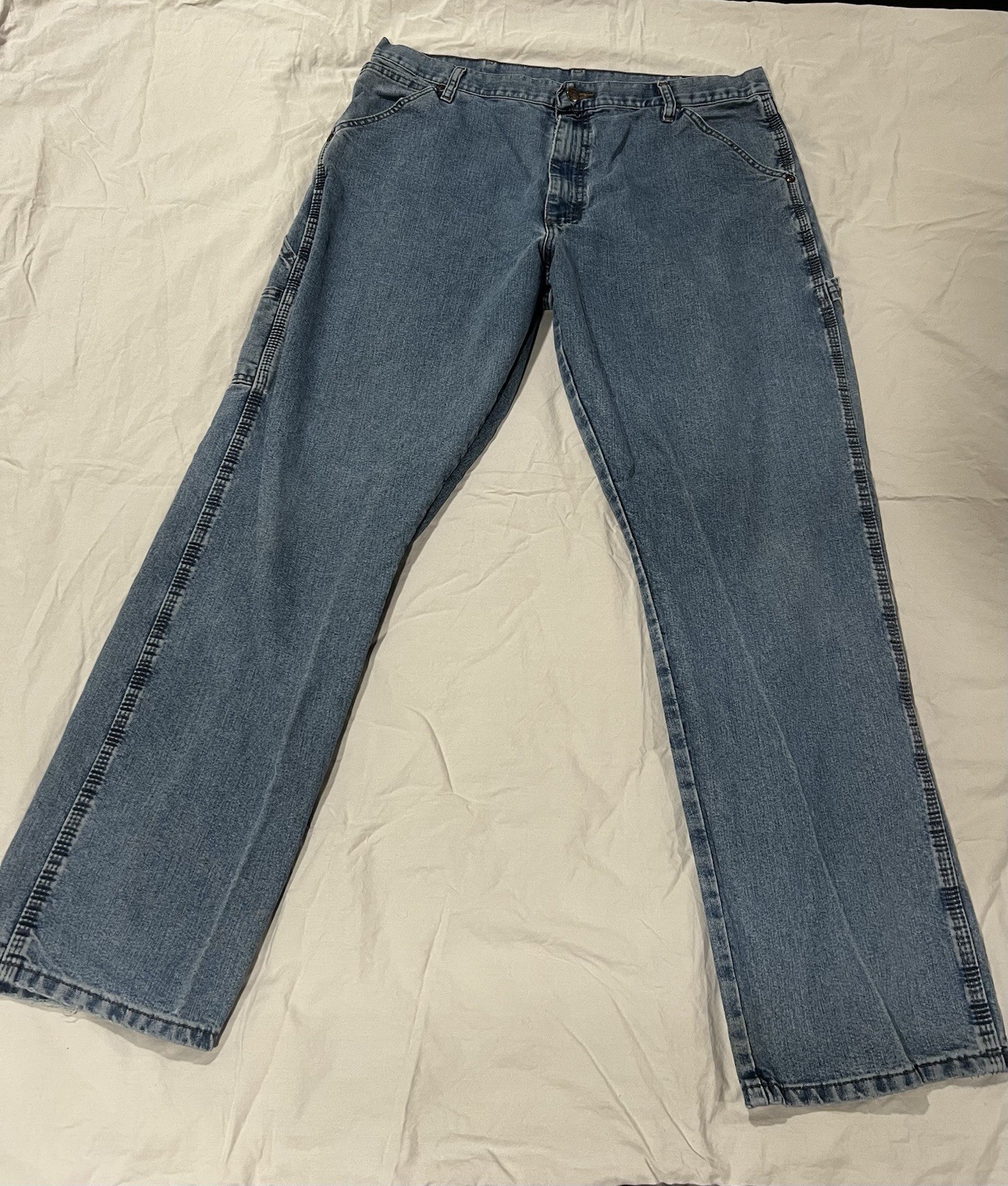 Wrangler Men’s 38x32 Classic Denim Blue Carpenter Jeans