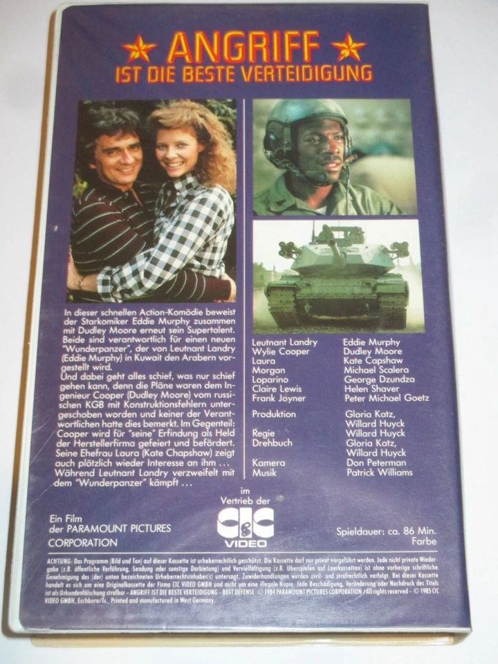 CIC Video 2099 - Angriff ist die beste Verteidigung - VHS/Komödie/Eddie Murphy - Bild 2 von 2