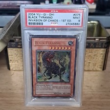 Yu-Gi-Oh! TCG Konami Black Tyranno Invasion of Chaos 1st Ed IOC-075 PSA 9