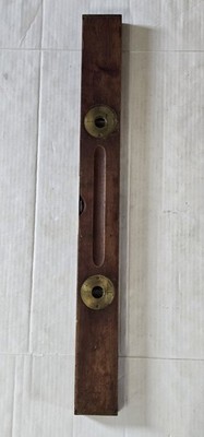 Antique Stanley Tools Level PAT 6-2-91 6-23-96 1896 30'' Wood Brass 
