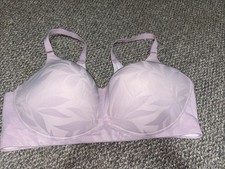 Lane Bryant Cacique Pink 42F Lace Lightly Lined Full Coverage Underwire