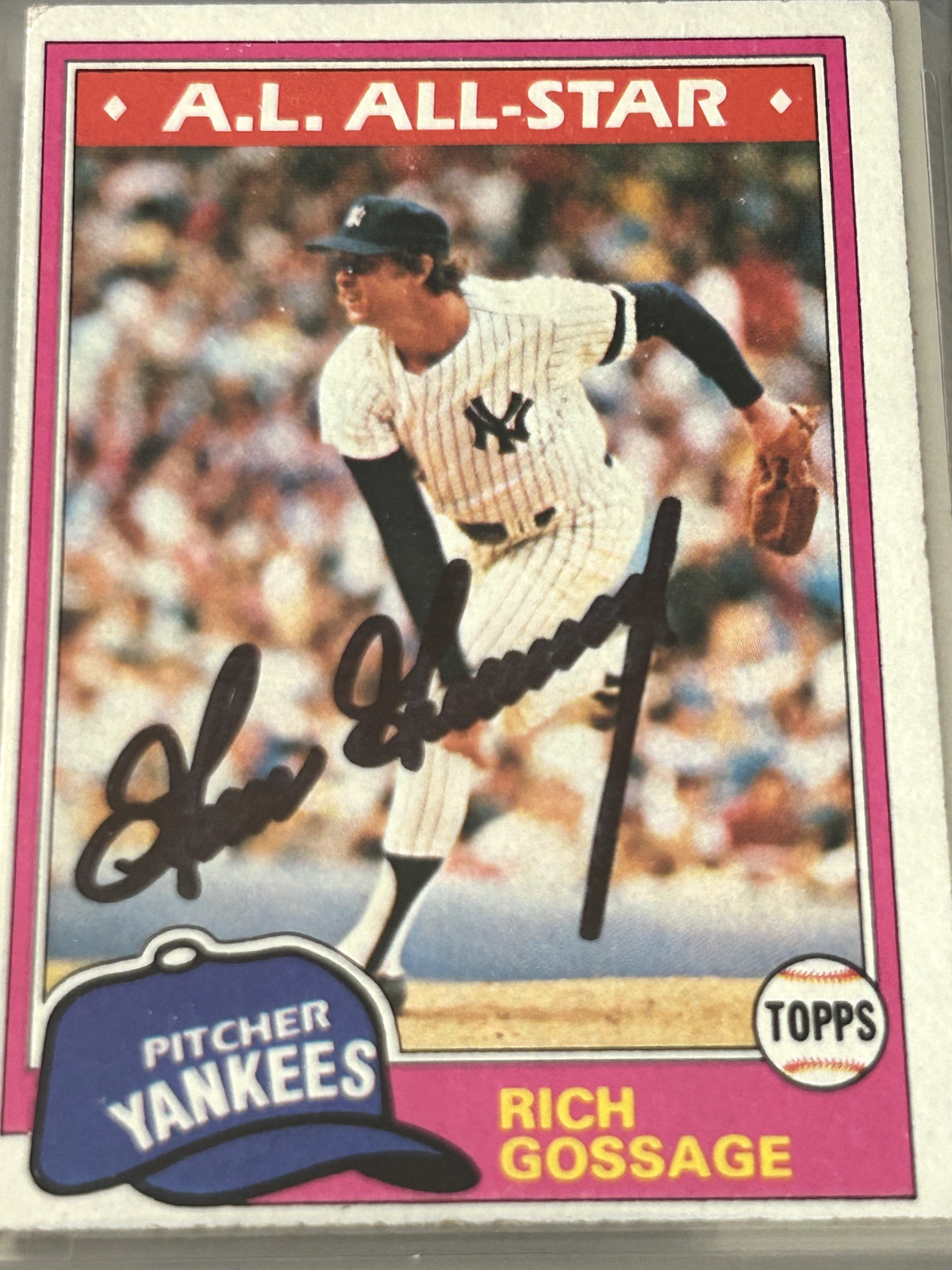 Rich Gossage #460 (Baseball Cards 1981 Topps) — is it worth grading?