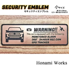 Anonymous Guarantee New Model 300 Series Land Cruiser Security Emblem Sticker Sm