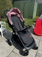 Kinderkraft Trig Lightweight Pushchair/Stroller From Birth to 15kg - Pink