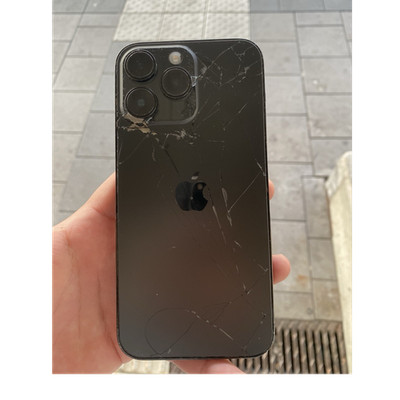 iPhone 14 Pro Max 128GB Schwarz   Für Ersatzteile / iCloud gesperrt