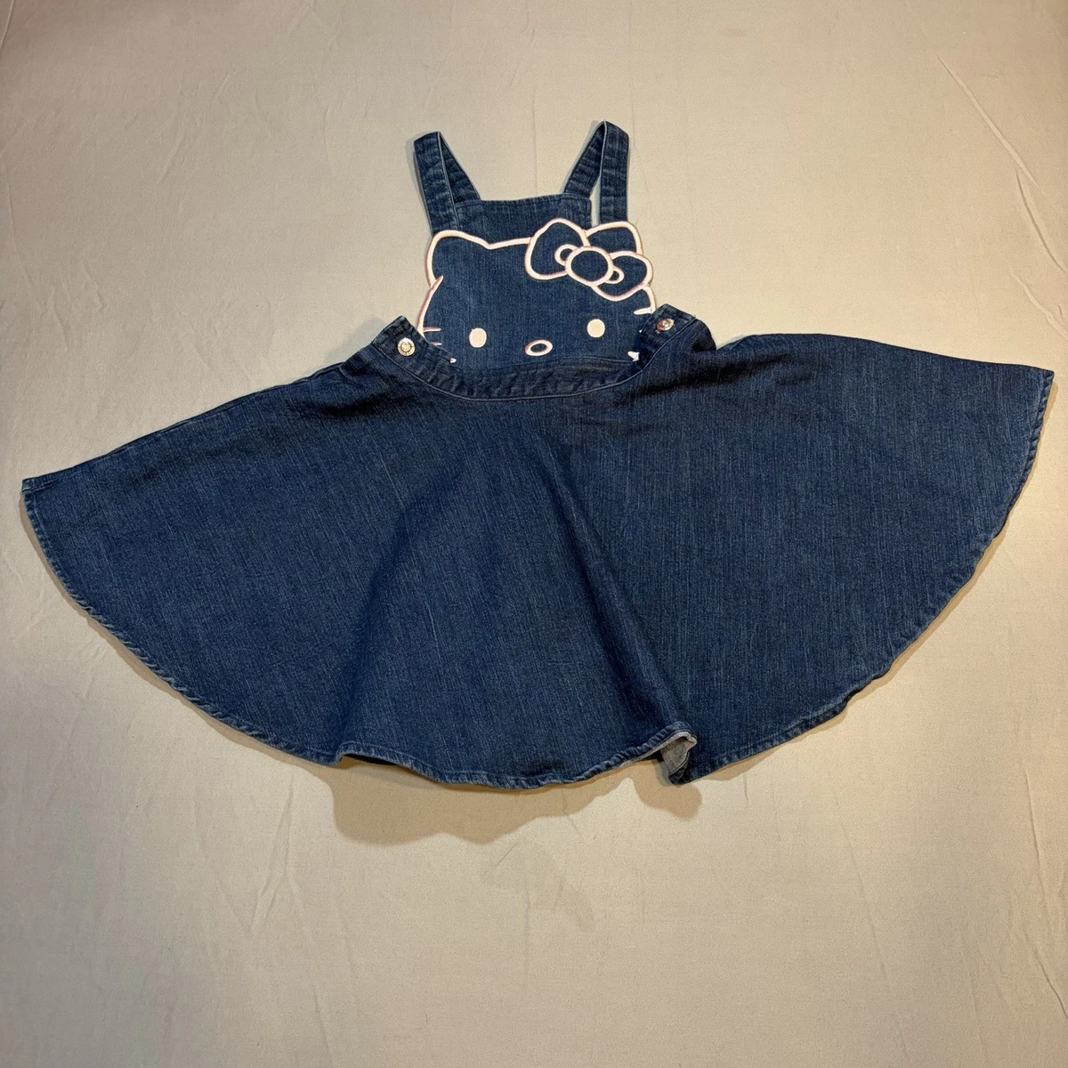 Hello Kitty Denim Dresses for Girls for sale