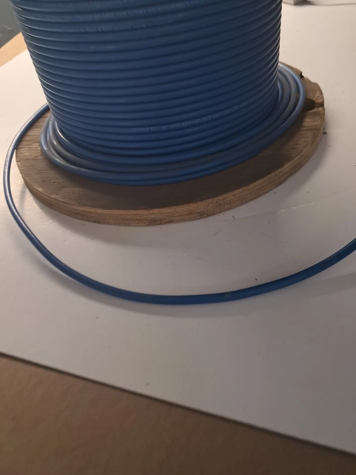 REPUBLIC WIRE Republic #8awg THHN/THWN-2/MTW Stranded Copper Building Wire Blue /50ft