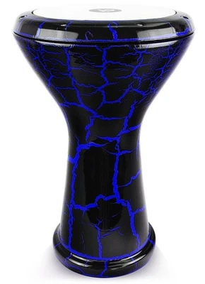 Orientale Professionnel Darbuka Tambour Aluguss Avec Ersatzfell Et Sac 3040-S-M - Photo 1/4