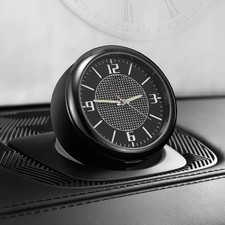 Car Clock Luminous Mini Stick-on Digital Watch Quartz Clocks Auto Ornament 40mm