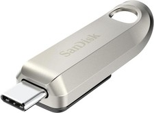 SanDisk 256GB Ultra Luxe, Unidad Flash USB Type-C, rendimento USB 3.2 Gen 1 con diseño metálico, hasta 400 MB/s, Plata-image