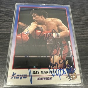 1991 Kayo Boxing Ray Mancini Boom Boom Signed Auto Card #086 cased