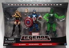 Marvel Legends Infinite Series 6  Ms. Marvel Captain America Radioactive Man