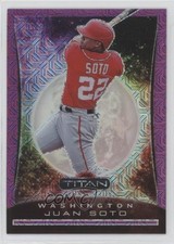 2020 Panini Chronicles Titan Purple Mojo 60/75 Juan Soto #19 0hr
