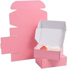 28 Pack Pink Corrugated Gift Boxes