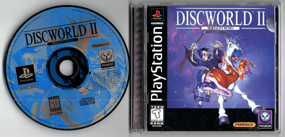 Discworld II: Mortality Bytes - Sony PlayStation 1, 1997