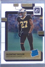 2022 Donruss Optic Alontae Taylor RC #300 Saints