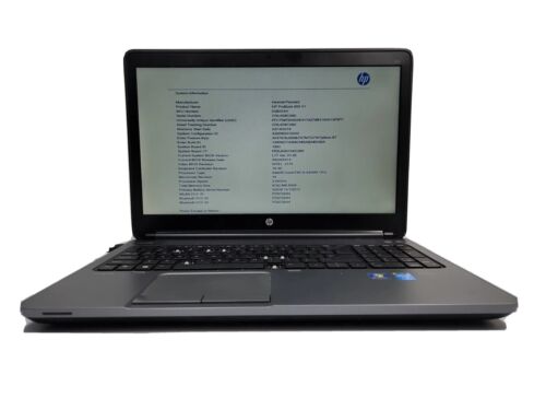 HP PROBOOK 650 G1 15.6'' ~ i5-4200M 2.5Ghz ~ 8GB ~ NO HDD READ #F3