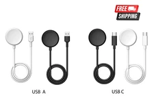 FOR Pixel Watch Wireless Watch Charger USB C USB A Charging Cable Magnetic NEW!
