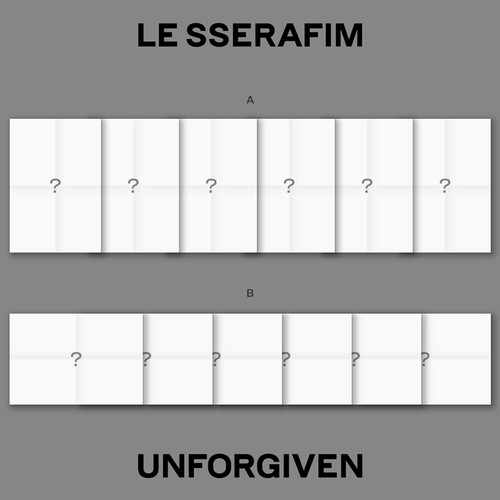 LE SSERAFIM UNFORGIVEN 1st Studio Weverse Albums ver Random QRCARD+Photocard+Etc - Picture 3 of 4