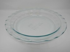Pyrex Pie Plate 9-1/2-in C209 26 14 Glass