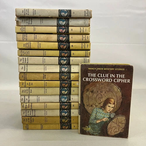 Nancy Drew Mystery Stories Vintage 17 Book Lot Carolyn Keene 1960s-70s VTG HC