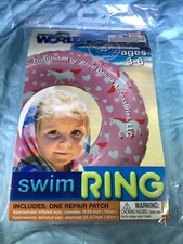 Aqua World Tire Tube Kids Ages 3-6 Swim Ring Inflatable Summer Outdoor Pool /New