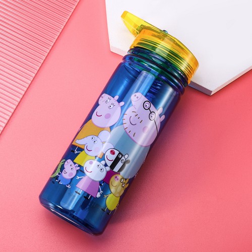 Botella de agua reutilizable Peppa Pig niños 580 ml Tritan, sin BPA - Imagen 7 de 8