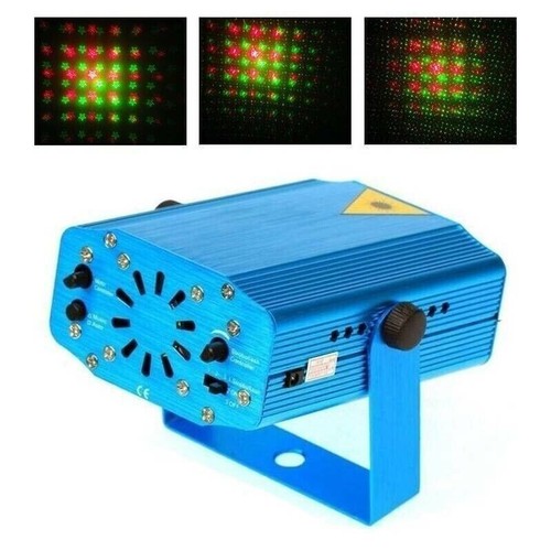 Proiettore Mini Laser Stage Lighting Laser Olografico Microfono In Per Feste SMR - Foto 2 di 5