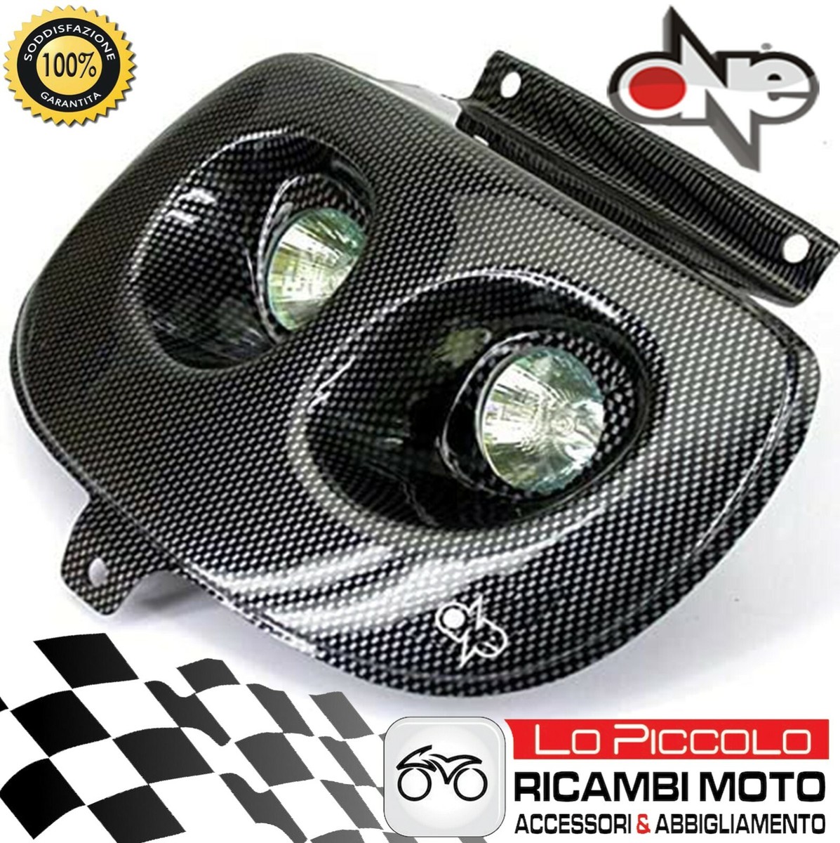Headlight Mascherina Booster Mbk MASCHERA ONE FARO ANTERIORE