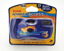 Kodak Advantix Access 25 Exposures Disposable Camera Purple Expired New Sealed
