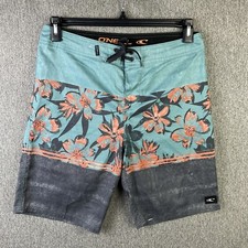 O'Neill Tropical Turquoise Floral Board Shorts Summer Beach Lake Men  s Size 30