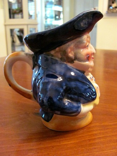 VINTAGE 'J.BULL' ENGLISH POTTERY CHARACTER TOBY MUG JUG PITCHER CREAMER EXC - Picture 4 of 7