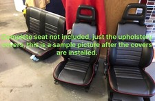1986-1995 Suzuki Samurai Kit-blackgrey Insert And Red Trimfront And Rear
