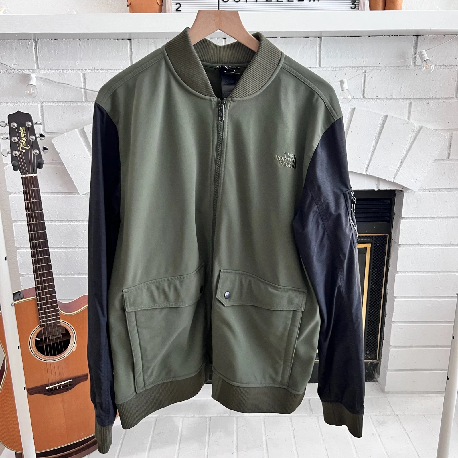 The North Face Amos Colorblock Waterproof Bomber Jacket