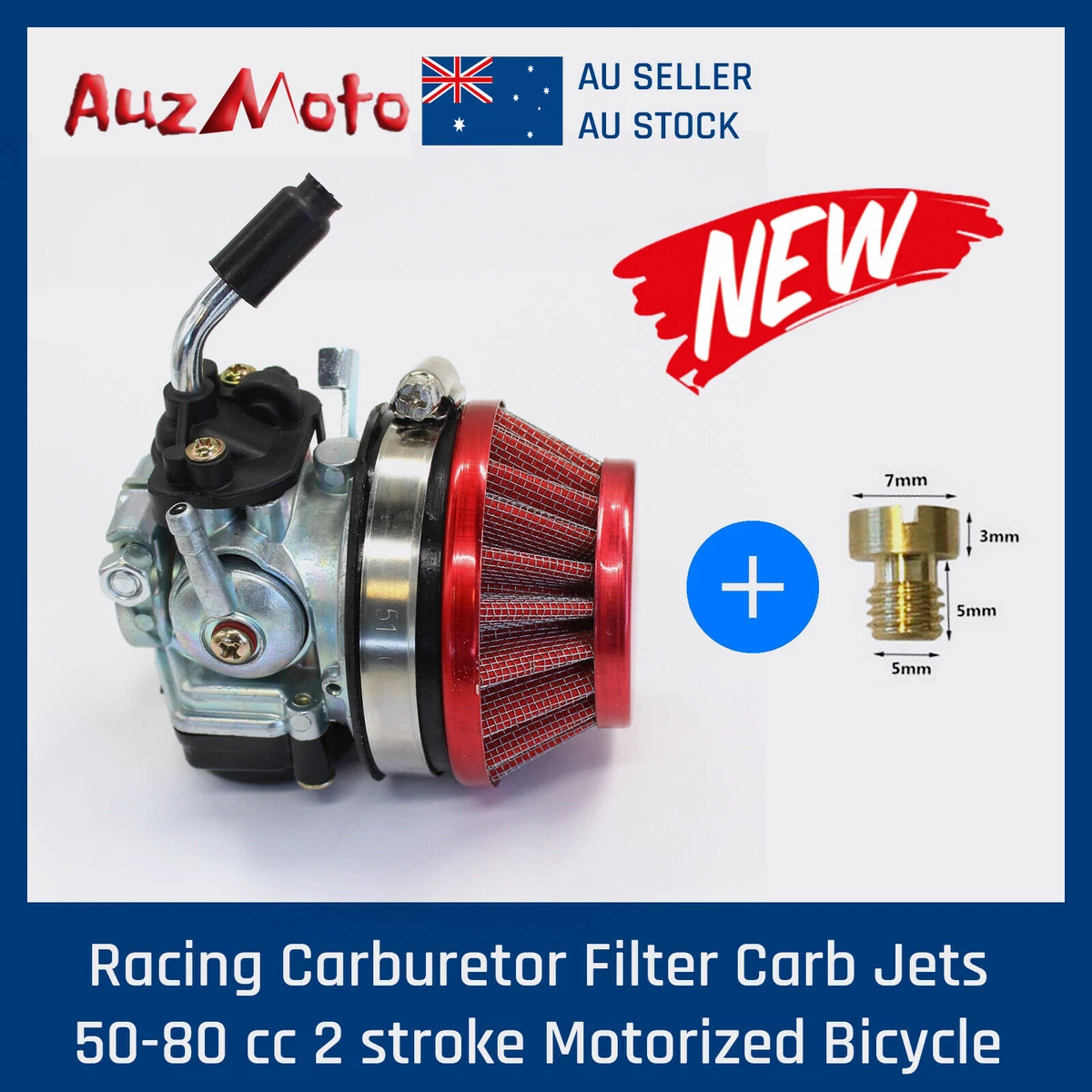 Motorized bicycle hotsell carburetor jets