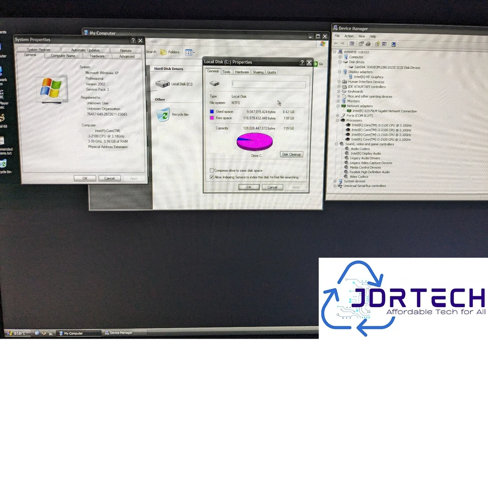 Retro Gaming Windows XP Intel Core i7 SSD AMD Radeon GPU WIFI BT Optiplex 790 DT - Image 4 of 4