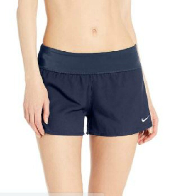 nike women's solid element swim board shorts
