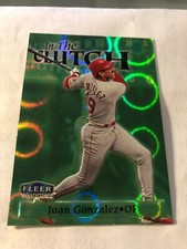 1998 Fleer Tradition In the Clutch Baseball Card #6 Juan Gonzalez NM/MT (D7)