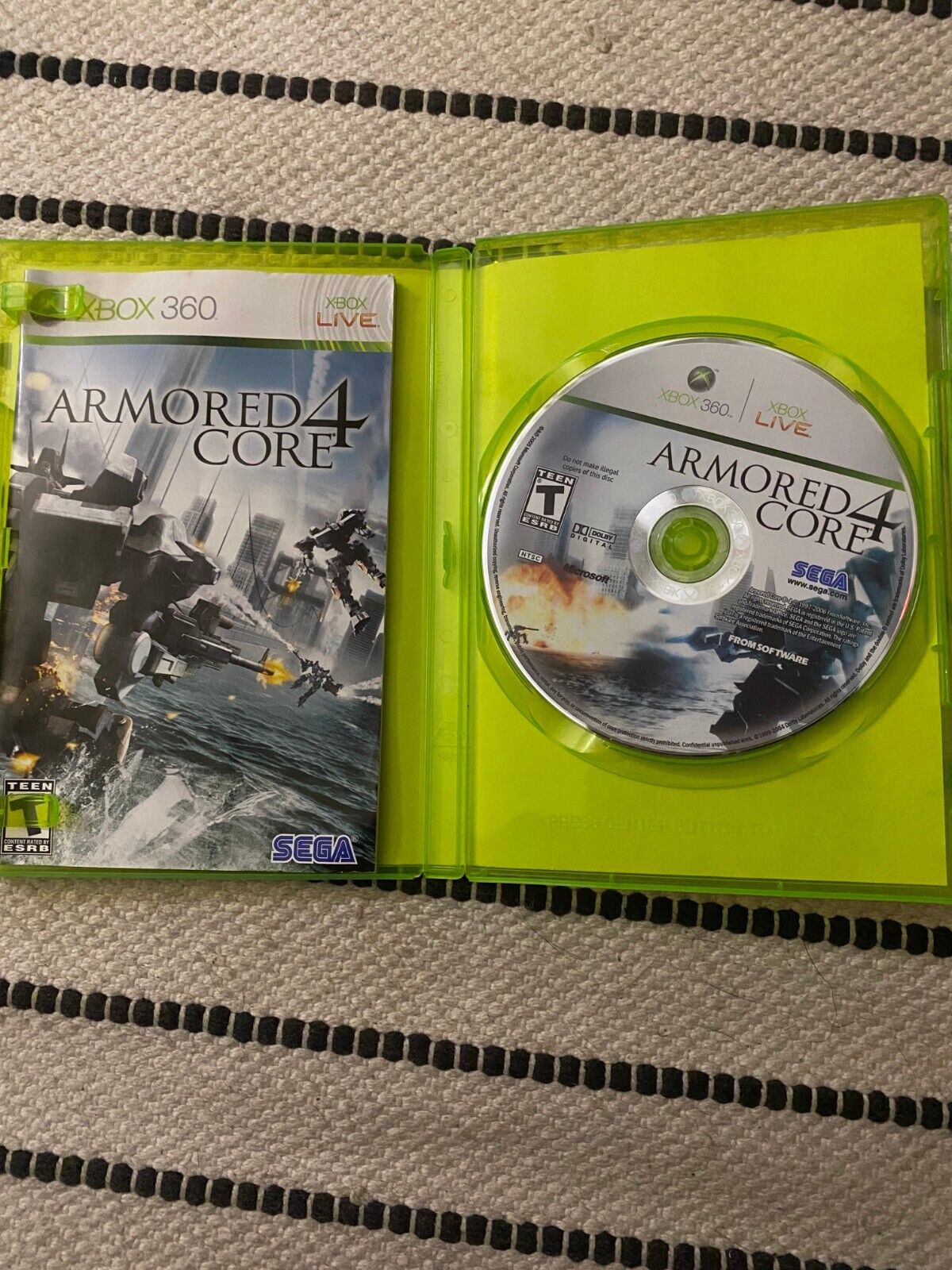 Armored Core 4 Xbox360 Xbox 360 From software X4L-00002 Japan Used