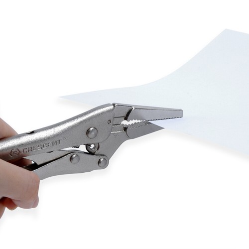 CRESCENT Vice Locking Pliers 4pc Set: 7" Curve, 9" LN, 8" Flat Nose, 11" C-Clamp - Picture 8 of 9