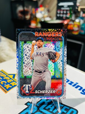 2024 Topps ALL-STAR GAME LOGO FOIL ASG SP  Max Scherzer #600 TEXAS RANGERS