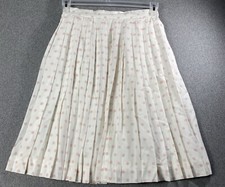 vintage jh collectibles WOMEN pleated Skirt Polka Dots Lined Size 8