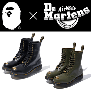 A BATHING APE BAPE X DR.MARTENS ABC 10 HOLE STEEL TOE CAP SHOES Men's Shoes | eBay