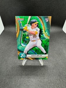 2024 Bowman's Best - Zack Gelof #46 Green Refractor 99/99 (RC) - Bookend!