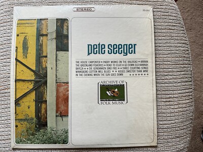 Pete Seeger - Pete Seeger / Archive Of Folk Music LP EX / EX