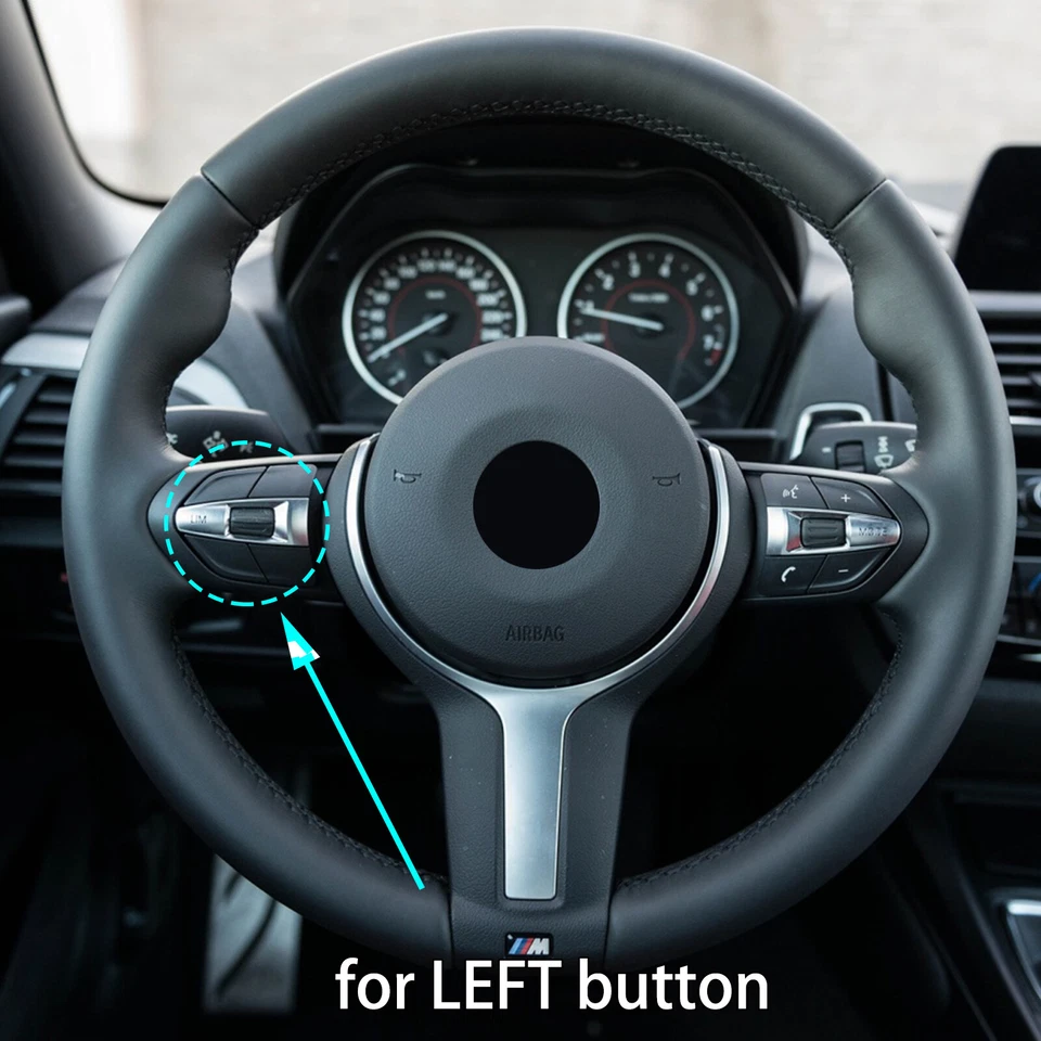 Left Steering Wheel Cruise Control Knob Button for BMW F31 F30 F10 F20 M sports - Image 4 of 4