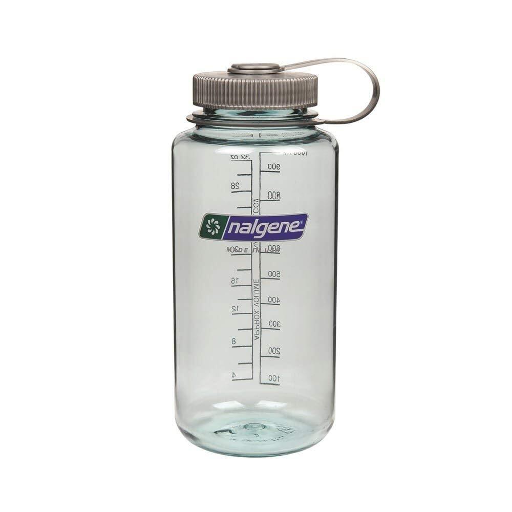Tritan Wide Mouth BPA-Free Water Bottle (Clear Seafoam, 32 Ounce)