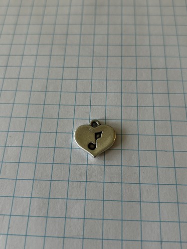 James Avery Joyful Melody Charm Sterling Silver Worn Off Logo - 第 2/4 張圖片