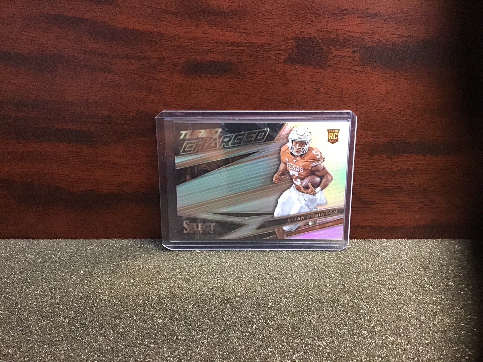 2023 Select Draft Picks Bijan Robinson Turbo Charged Silver Prizm Commanders